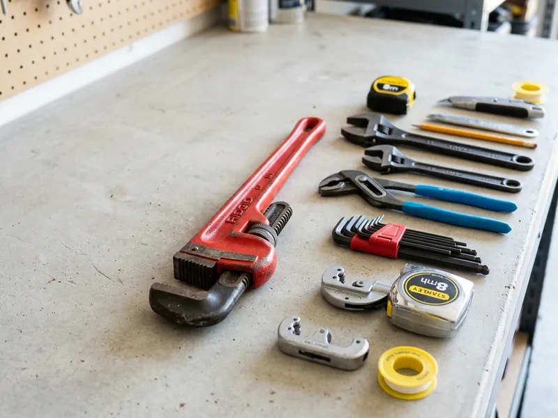 Professional plumbers in Medina, TN equipped with top-tier tools for residential and commercial plumbing services.
